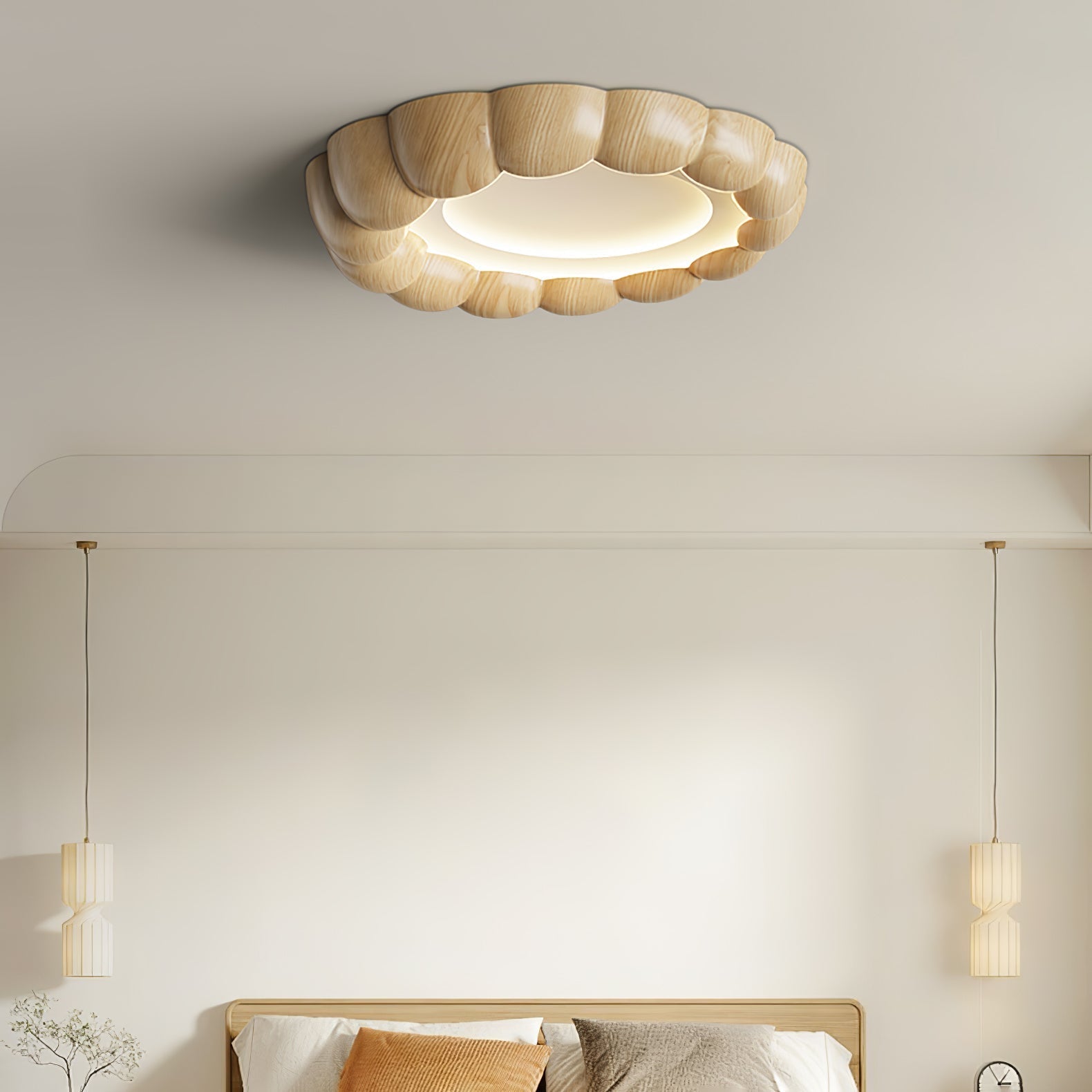 faux-wood-ripple-ceiling-lamp-anzaz-Nature Wood Grain-4