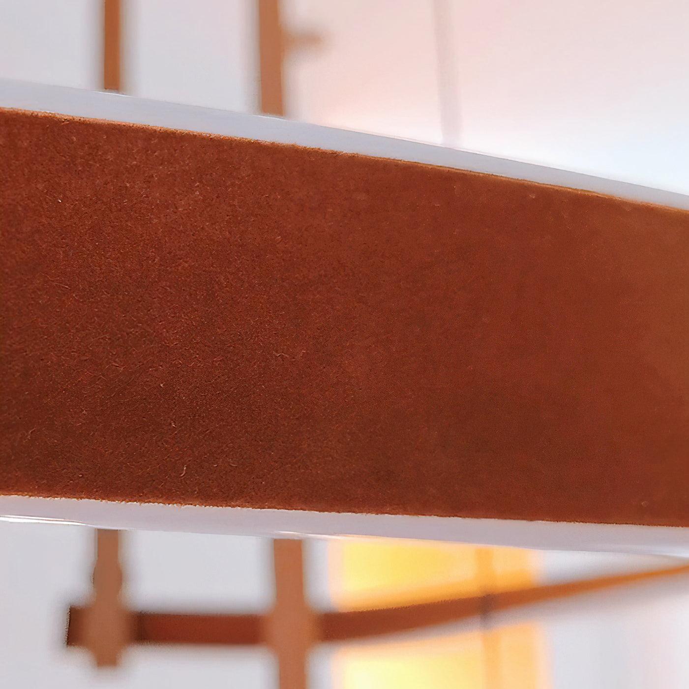 finopi-chandelier-anzaz-Brown Leather & Black & White-8