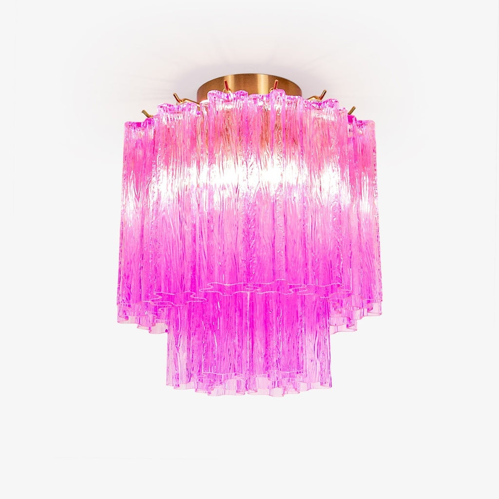 fiora-pink-glass-ceiling-lamp-anzaz-Purple & Gold-1