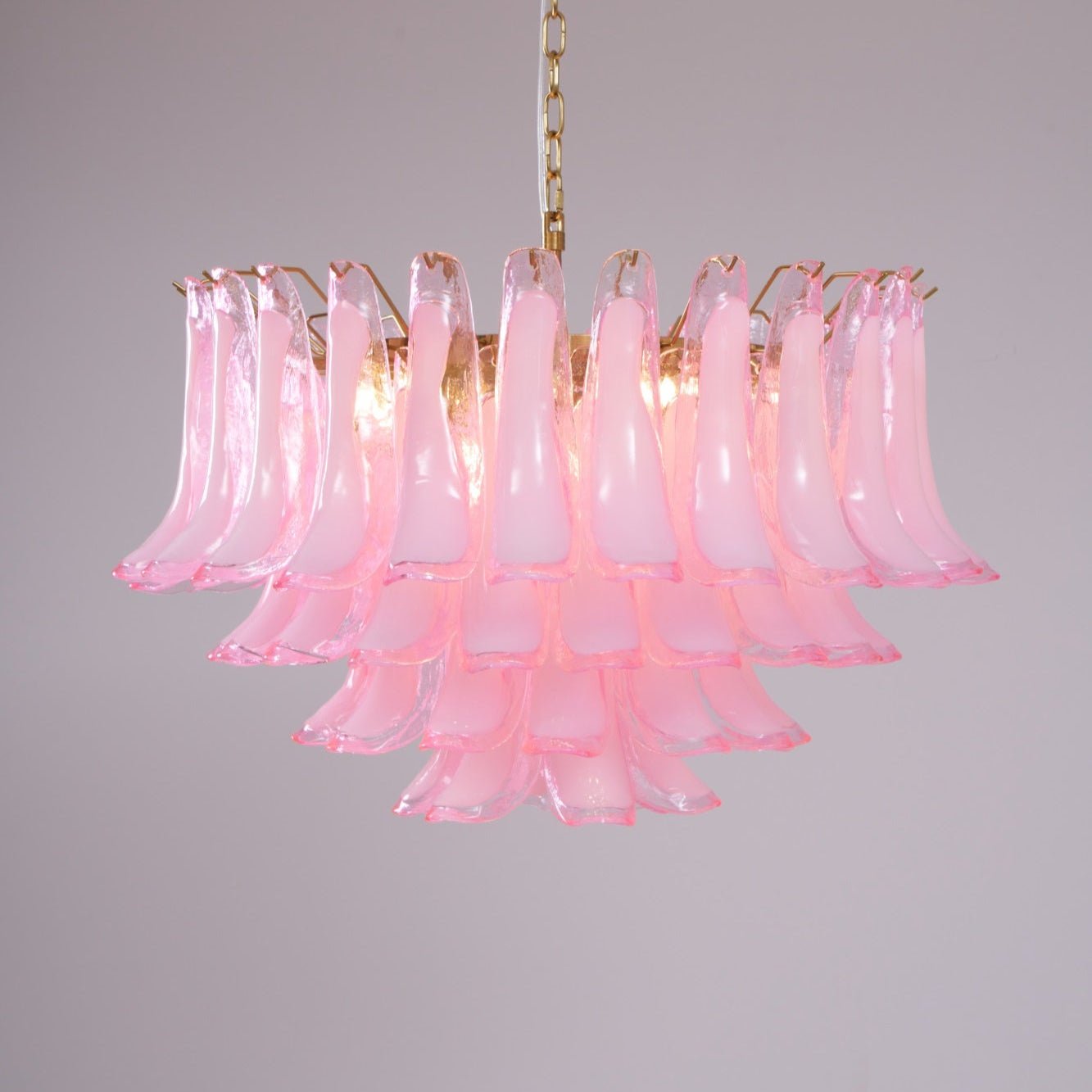 fiora-pink-murano-glass-chandelier-anzaz-White Clouds & Gold-2