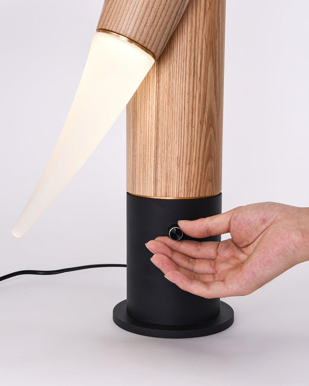 fire-dancer-table-lamp-anzaz-Walnut color & Warm Light-11