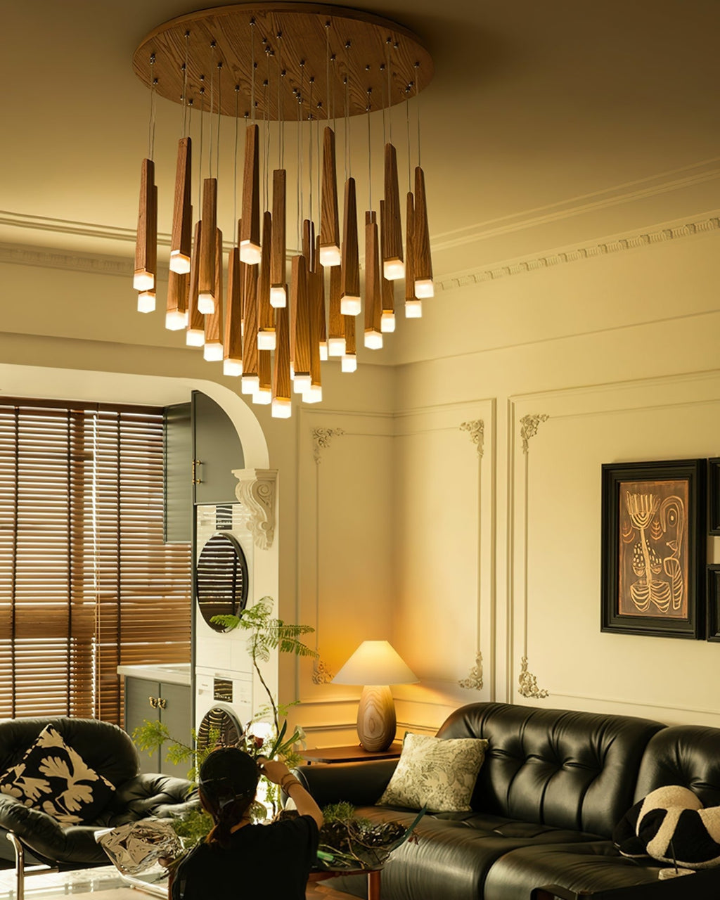 firewood-stick-chandelier-anzaz-Walnut Color-8