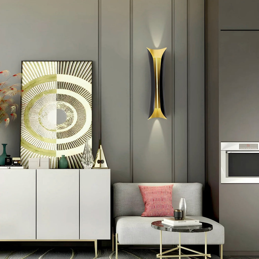 flame-art-wall-sconce-anzaz-Gold & Black-3