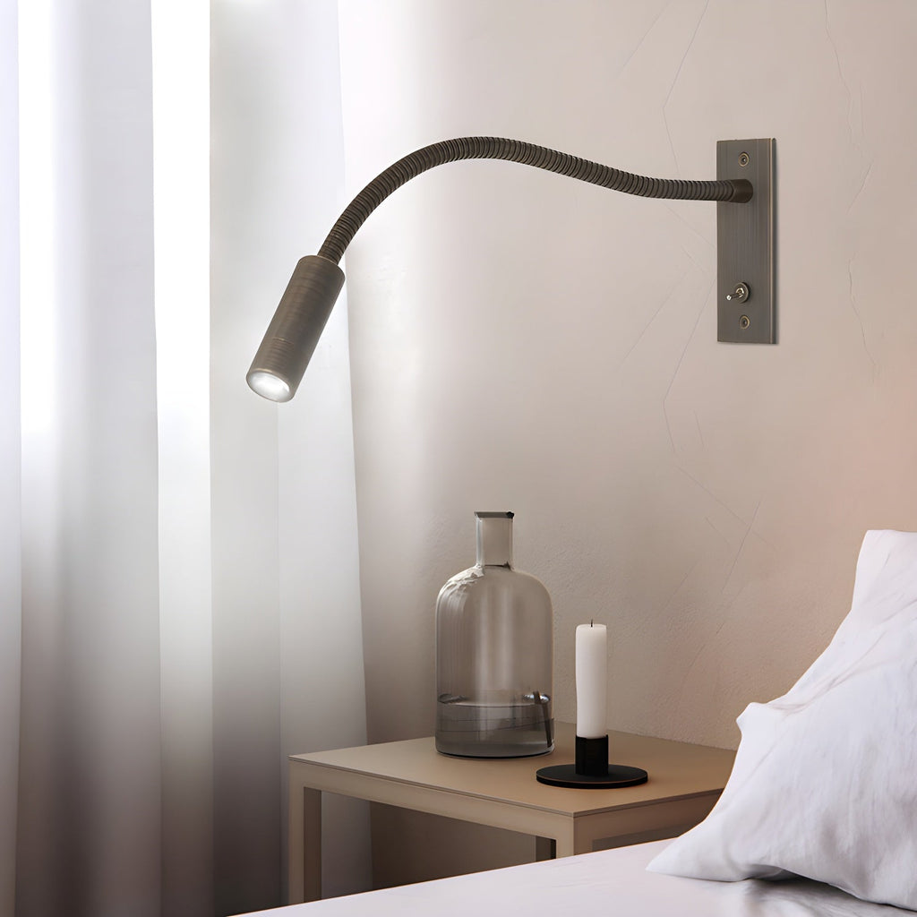 flexible-gooseneck-wall-lamp-anzaz-Brushed Bronze (Non-rustproof hose)-3