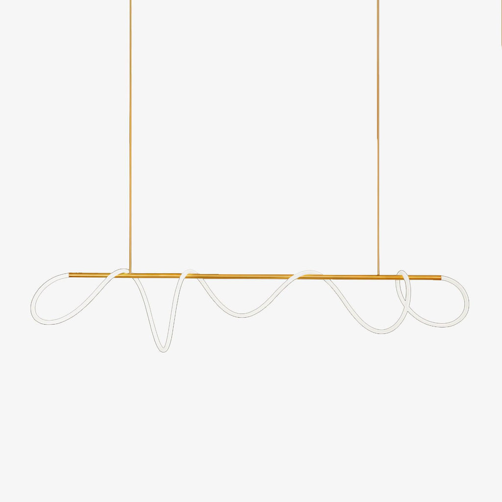 flexible-linear-curve-chandelier-anzaz-Gold & White-1