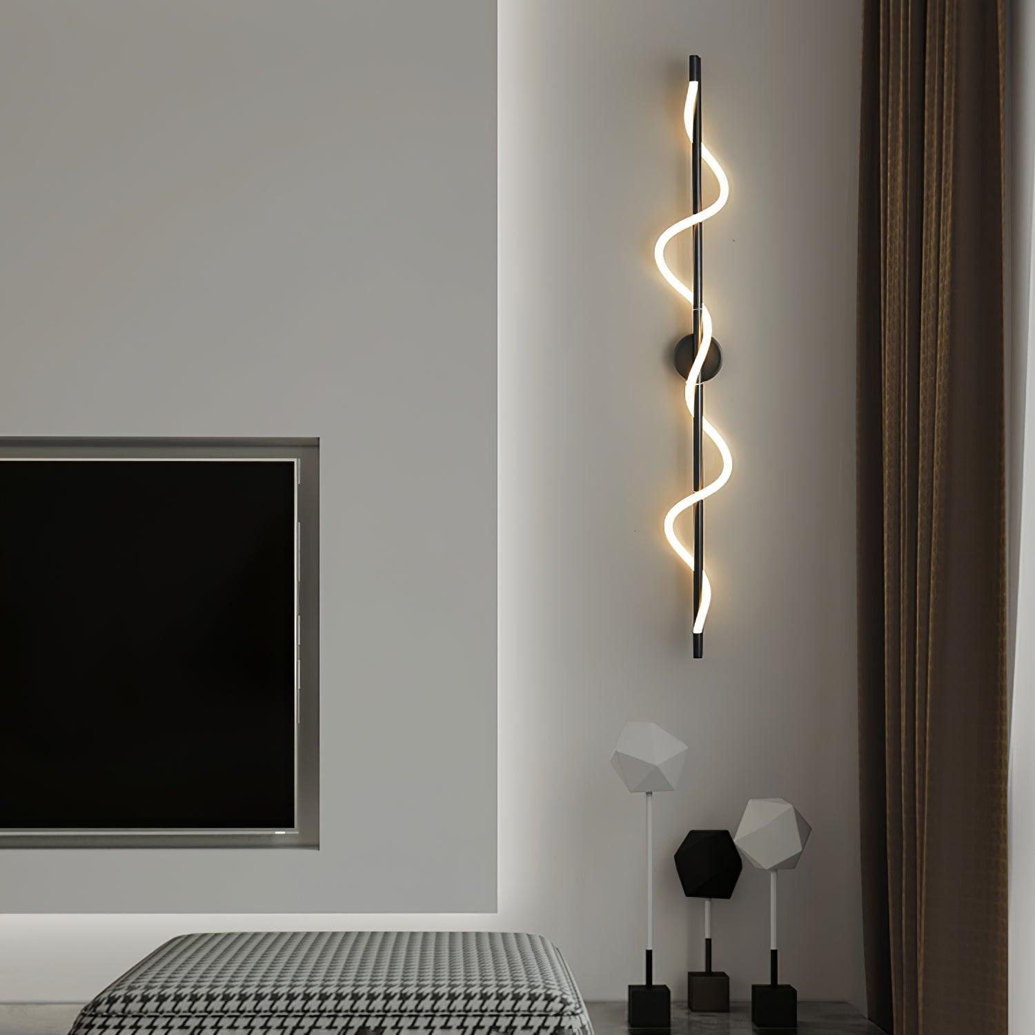 flexible-linear-curve-wall-lamp-anzaz-Brass & White-3