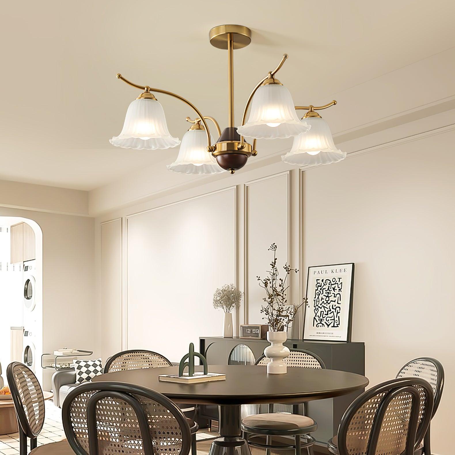 flora-brass-chandelier-anzaz-Brass & Frosted white-3