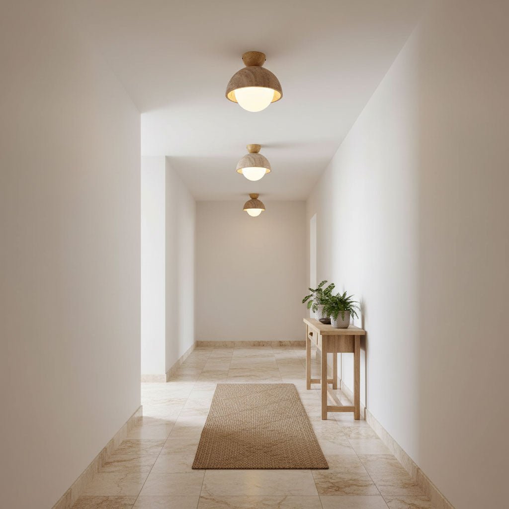 flore-travertine-bud-ceiling-light-anzaz-Walnut Color & Yellow Travertine-4