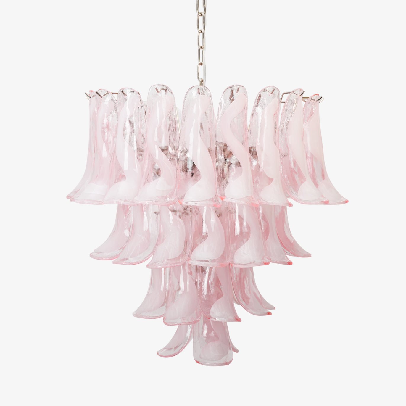 florentine-lily-murano-chandelier-anzaz-Pink & Nickel-1