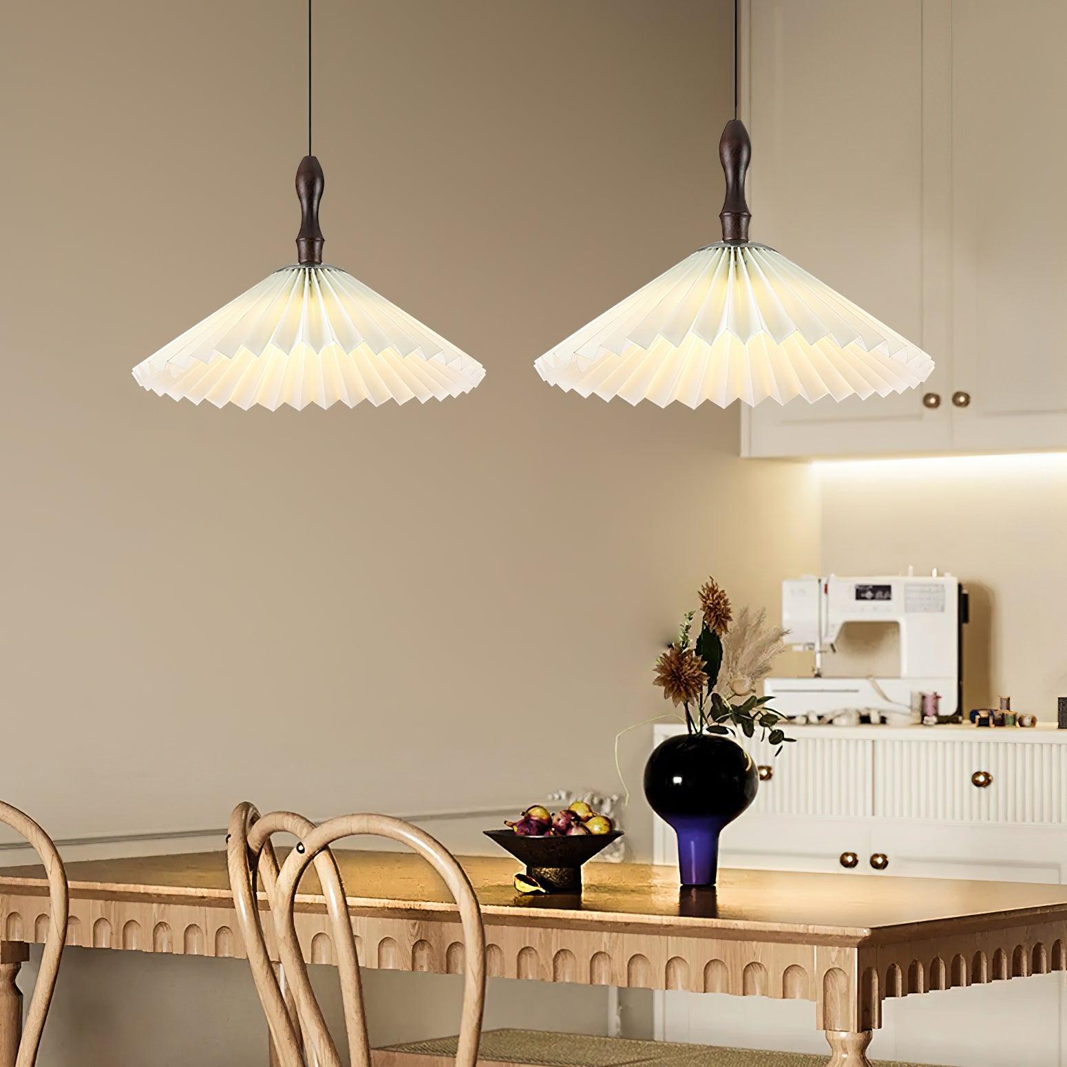 flower-paper-pendant-lamp-anzaz-Walnut color & White-2