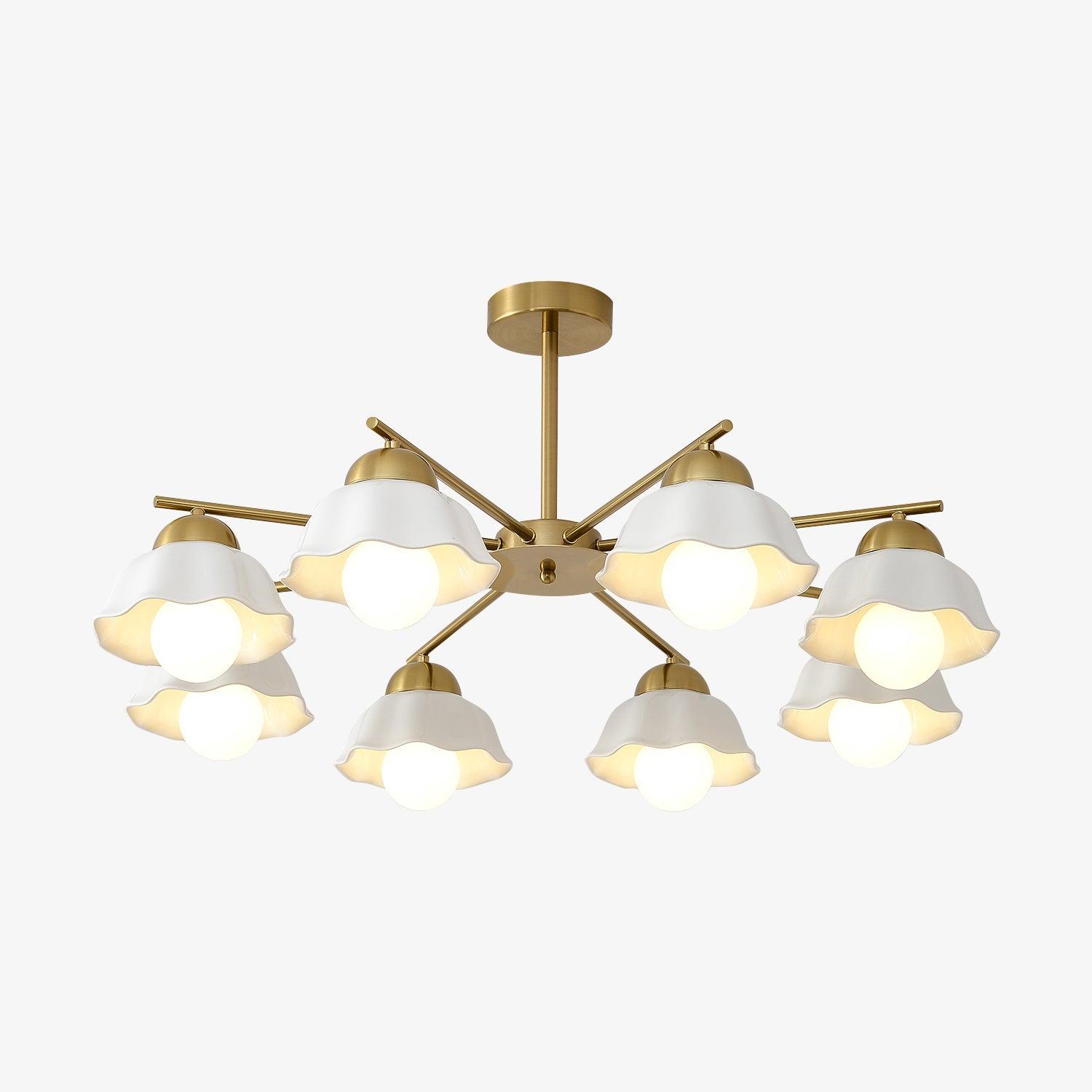 flower-shade-chandelier-anzaz-Copper+White-2