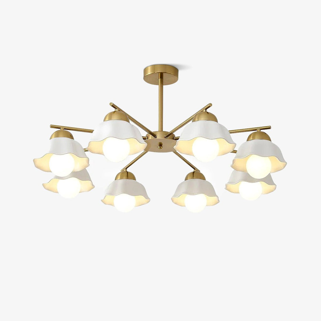 flower-shade-chandelier-anzaz-Copper+White-1