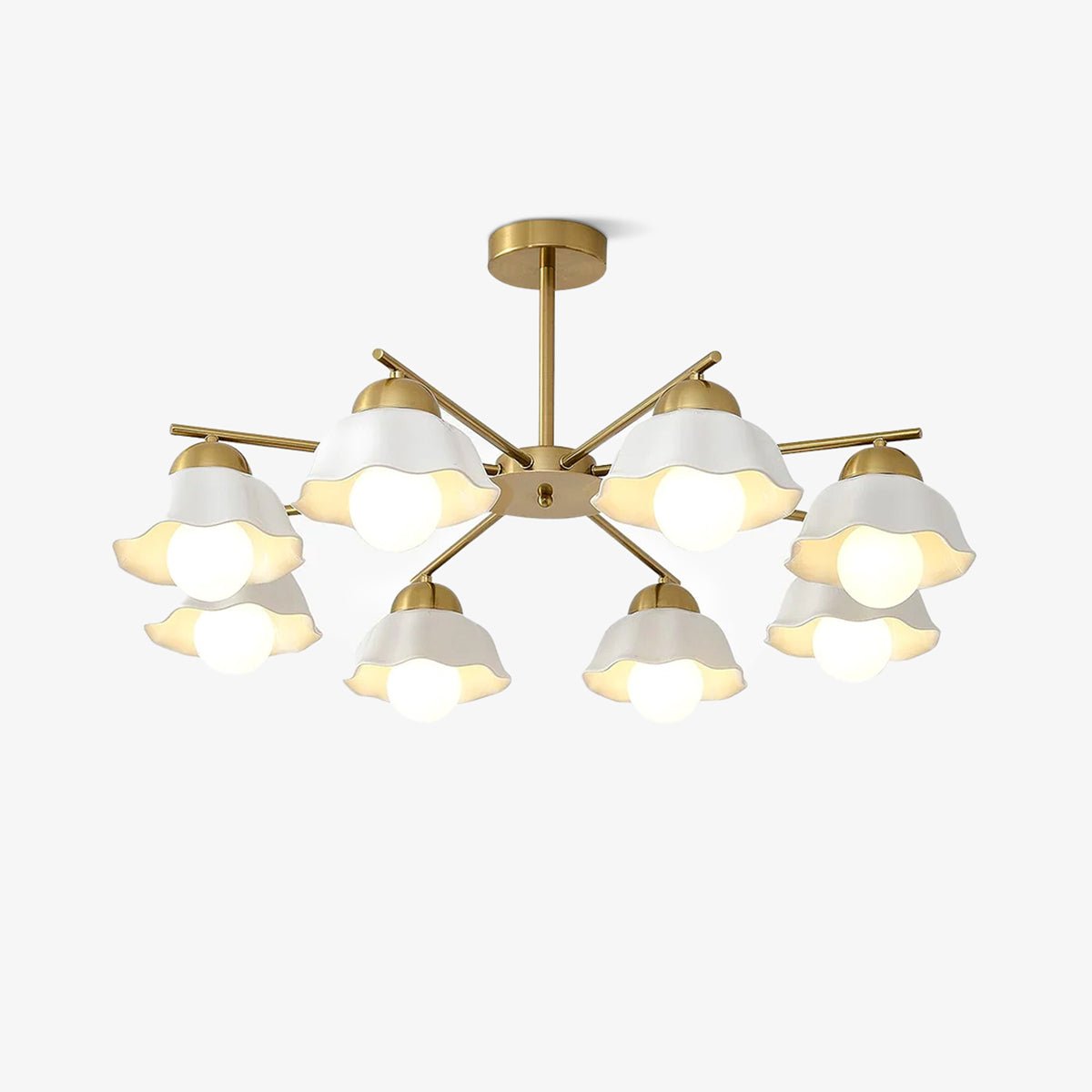 flower-shade-chandelier-anzaz-Copper+White-1