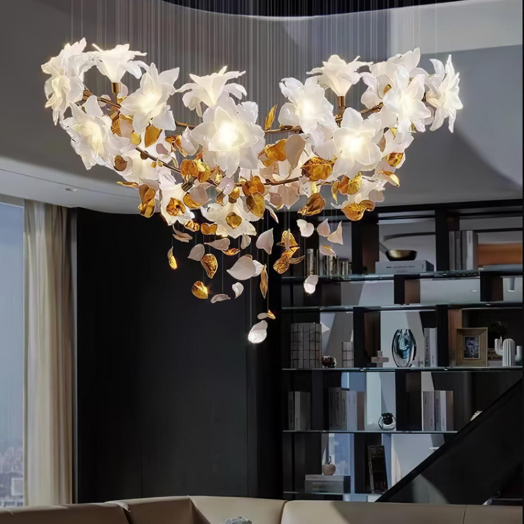 flying-flowers-fluttering-chandelier-anzaz-Brass & White-14