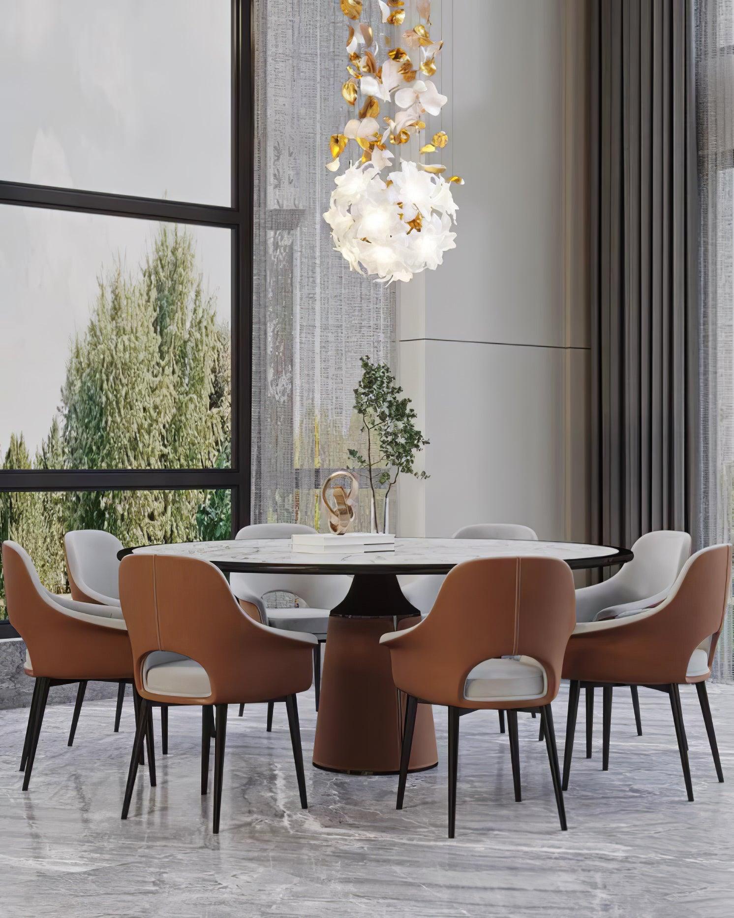 flying-flowers-fluttering-chandelier-anzaz-Brass & White-7