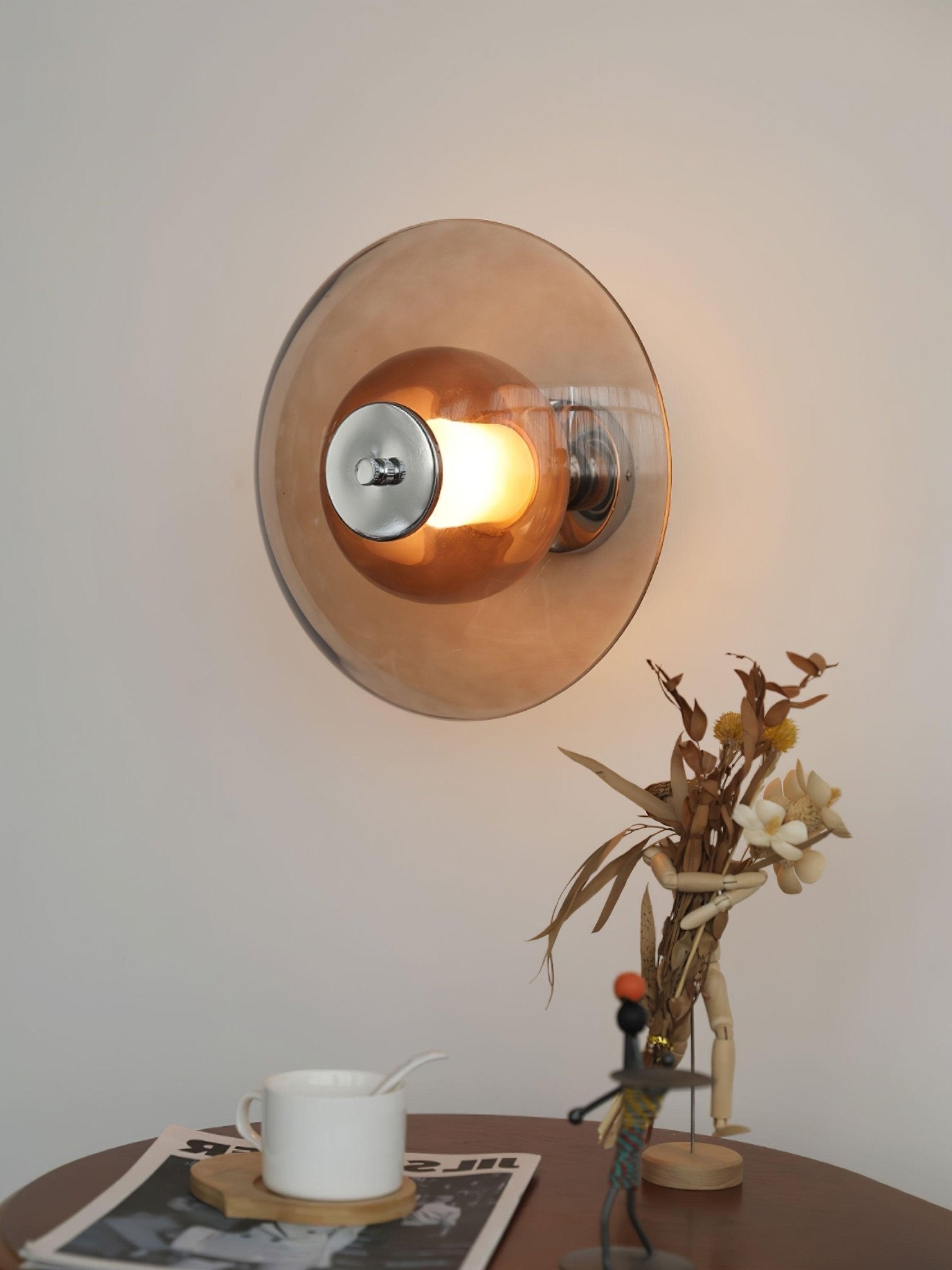 flying-saucer-plug-in-wall-light-anzaz-Chrome & Amber-3