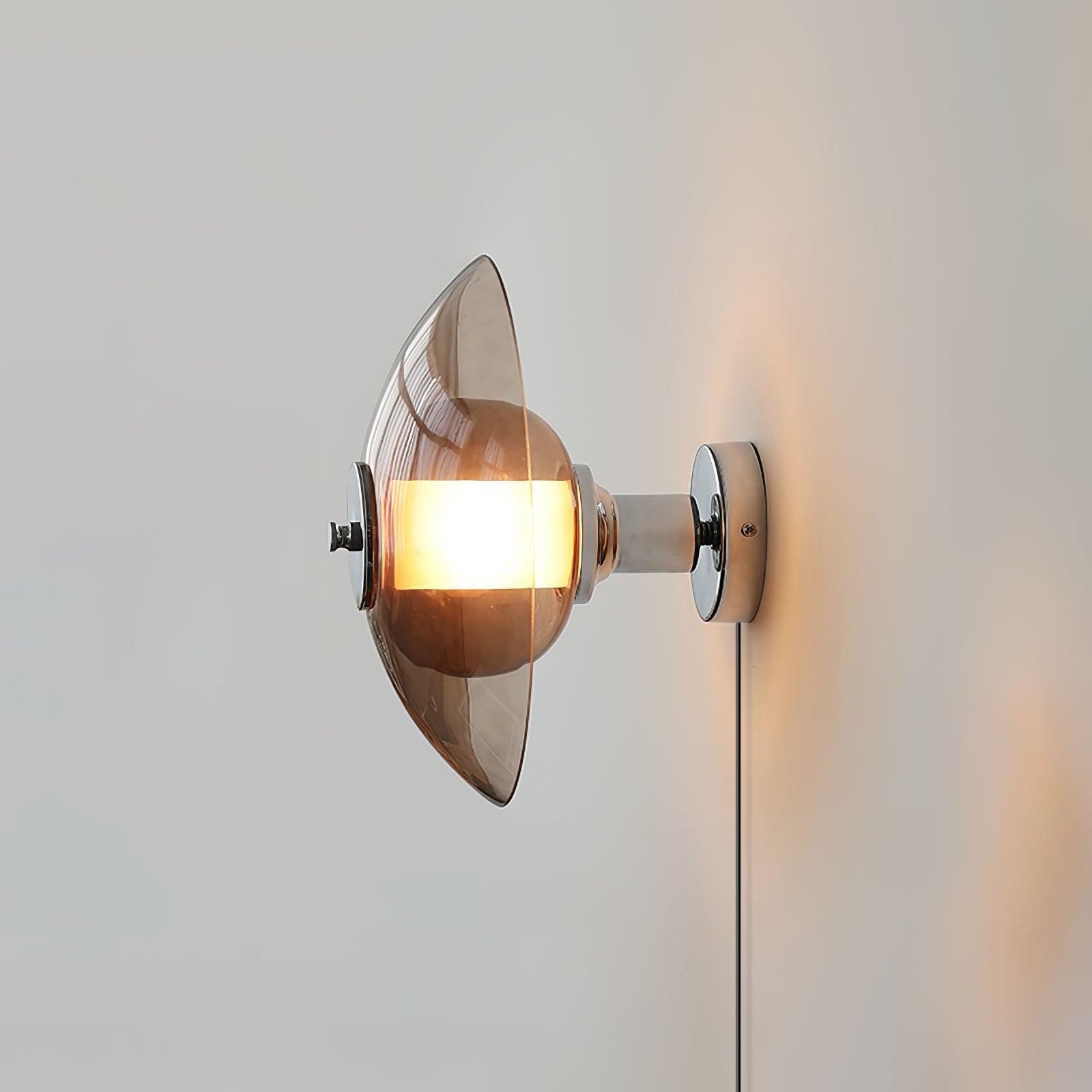 flying-saucer-plug-in-wall-light-anzaz-Chrome & Amber-4