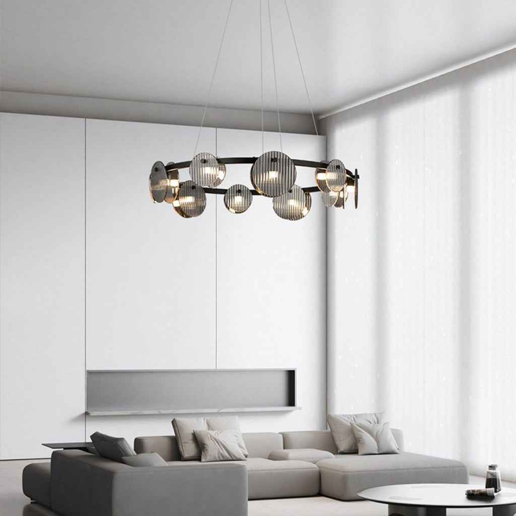 foliole-chandelier-anzaz-Black-2
