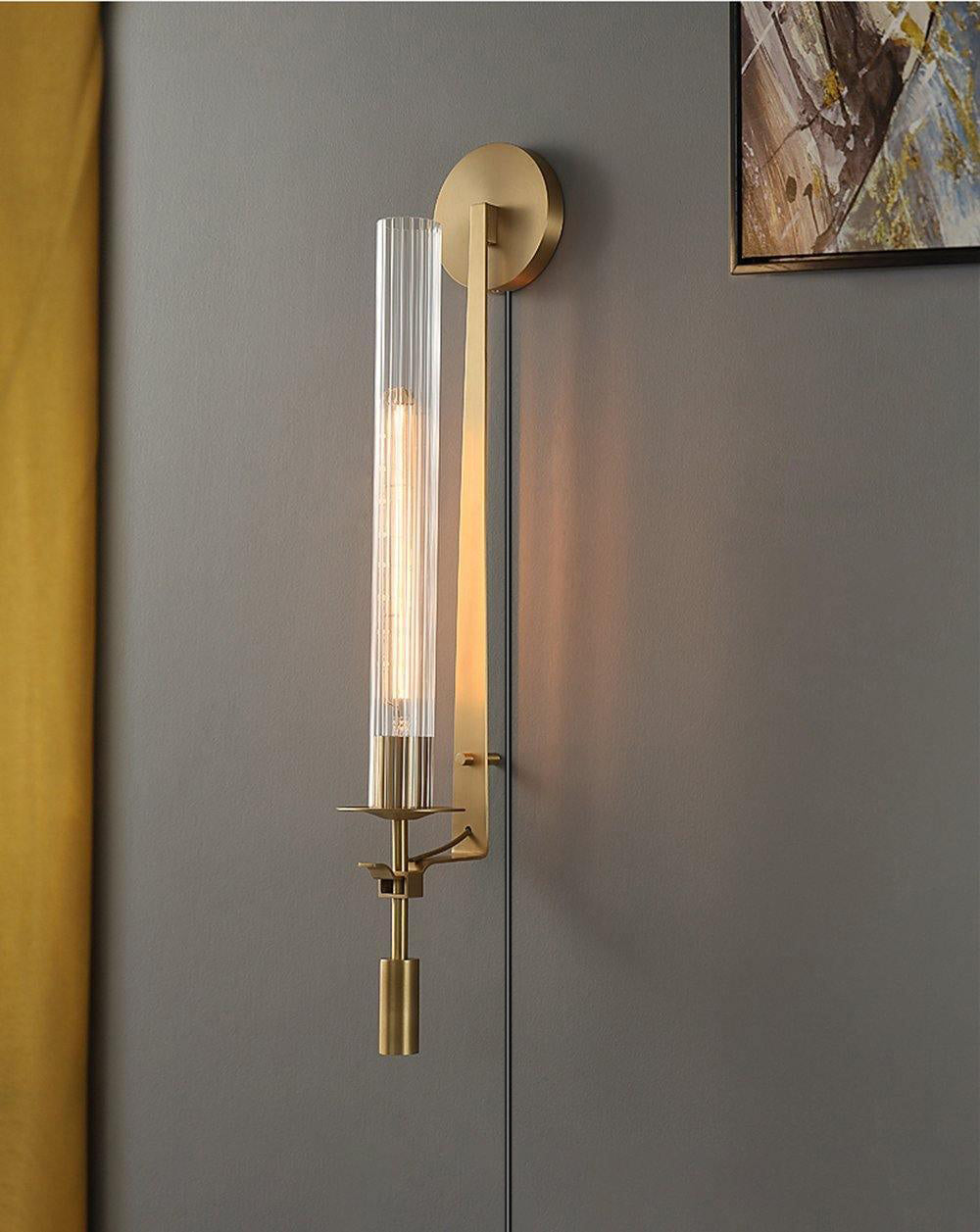 french-classicism-plug-in-wall-lamp-anzaz-Brass & Clear glass-4