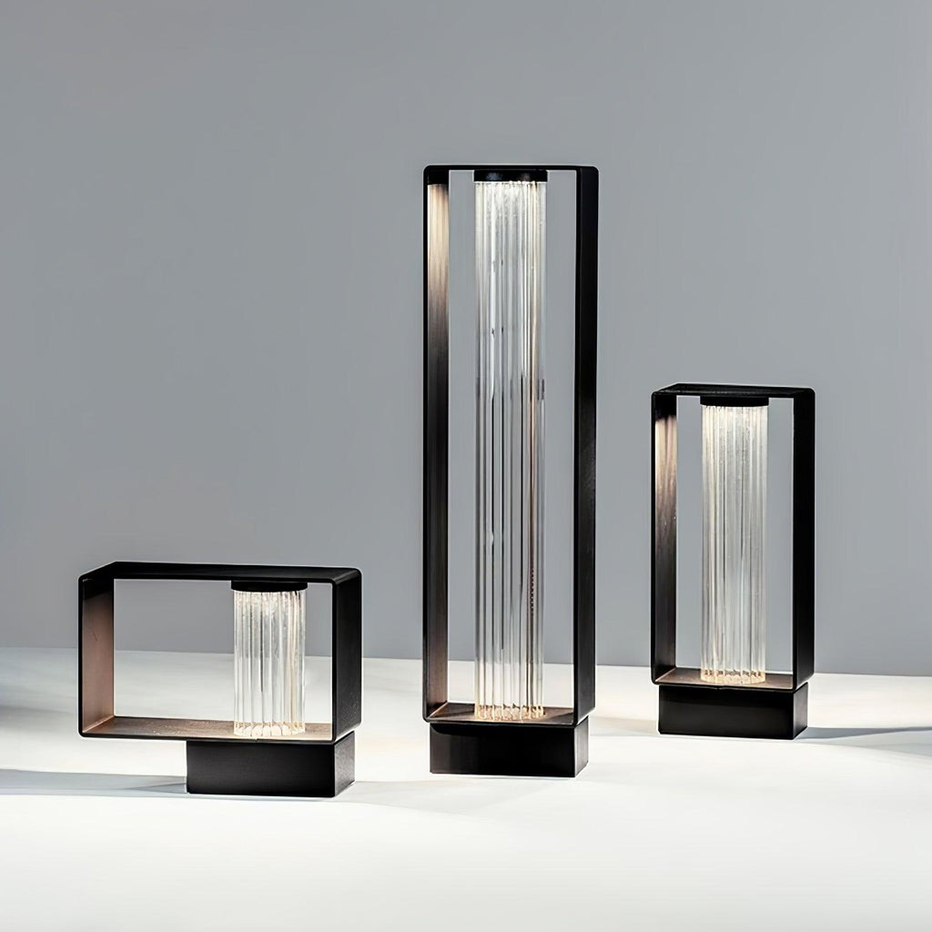 frame-outdoor-post-lamp-anzaz-Model A: Wired Version Model-2