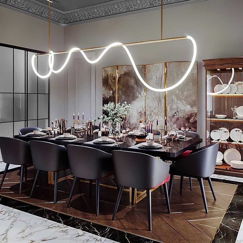flexible-linear-curve-chandelier-anzaz-Black & White-8