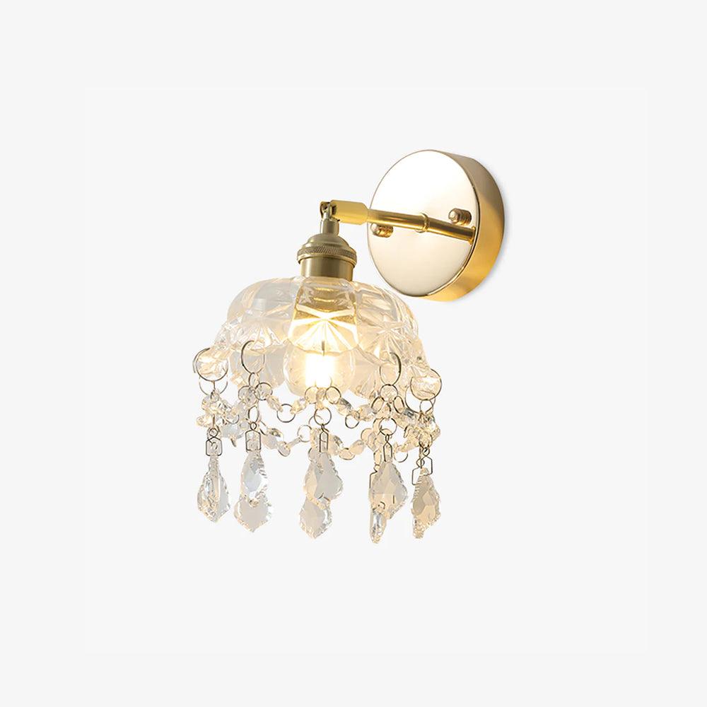 french-crystal-tassel-wall-light-anzaz-Gold & Transparent-1