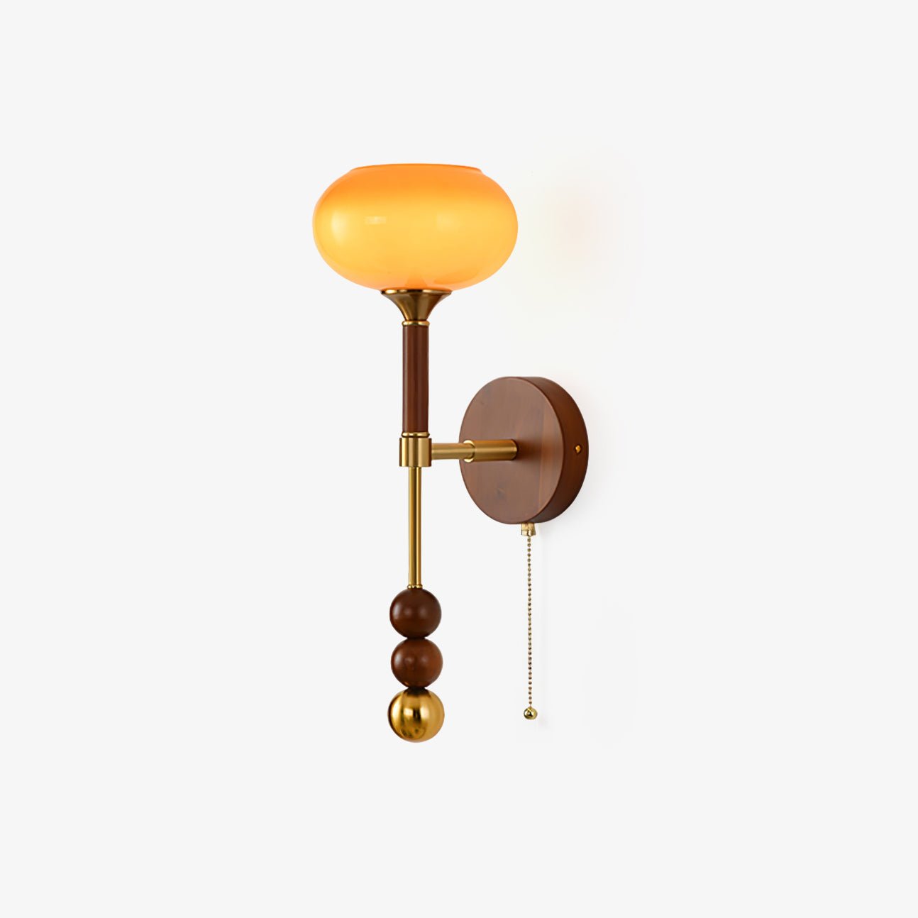 roma-wall-sconce-anzaz-Walnut Color & Gold-1
