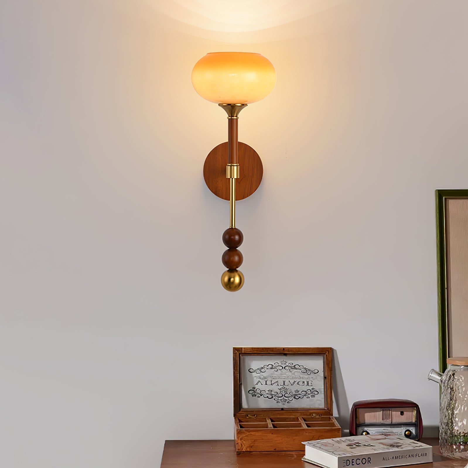 roma-wall-sconce-anzaz-Walnut Color & Gold-6