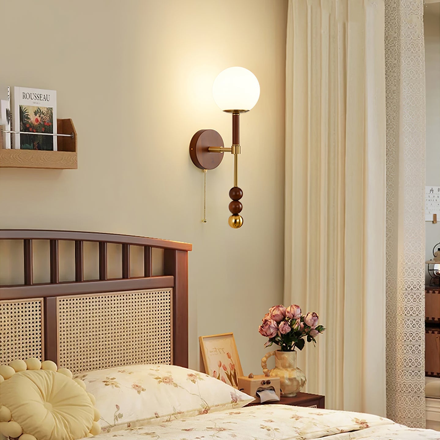 roma-wall-sconce-anzaz-Walnut Color & Gold-8