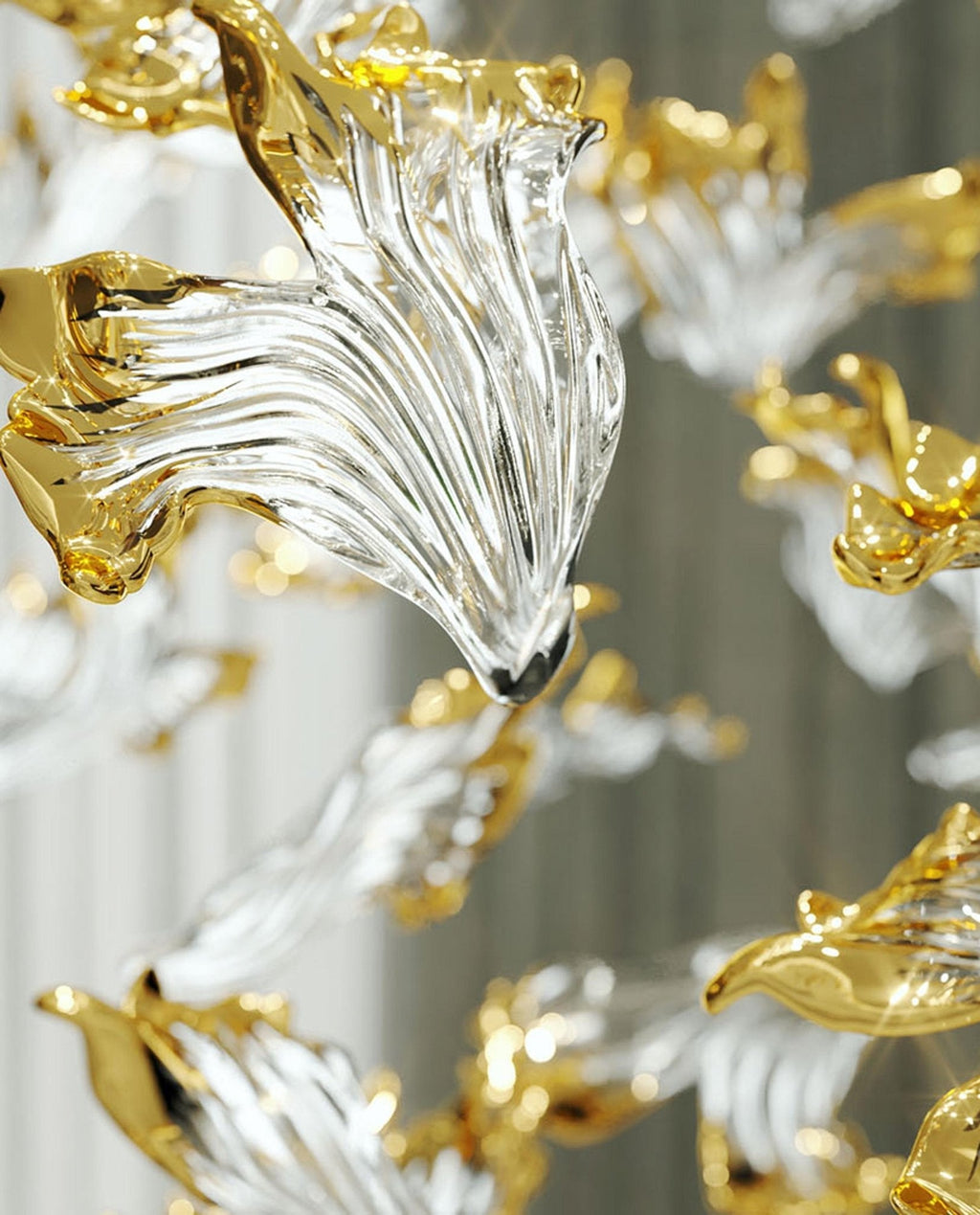 frosted-petals-frozen-chandelier-anzaz-Amber & Clear-4