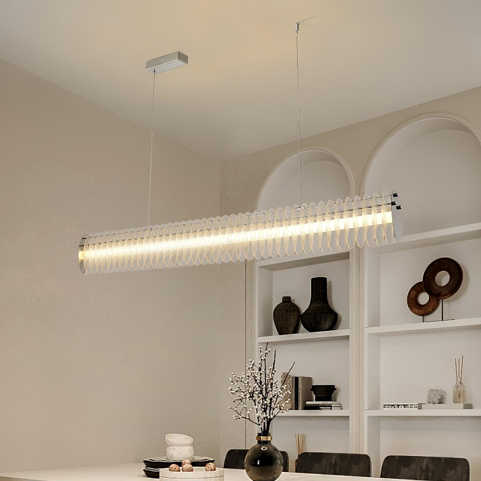 gand-chandelier-anzaz-Chrome & Transparent-2