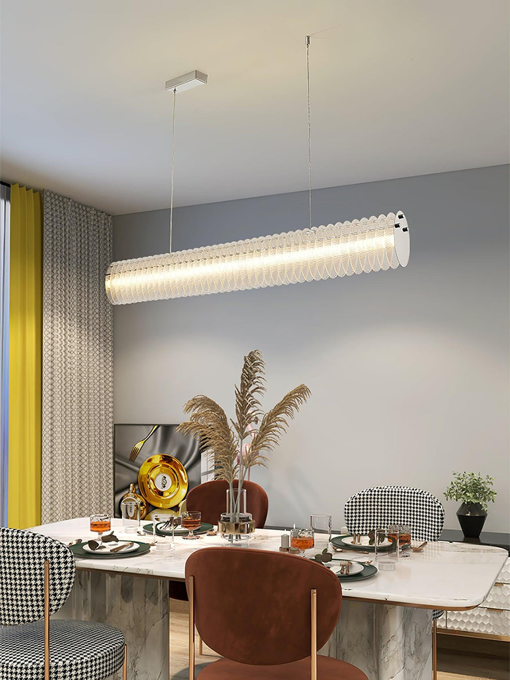 gand-chandelier-anzaz-Chrome & Transparent-5