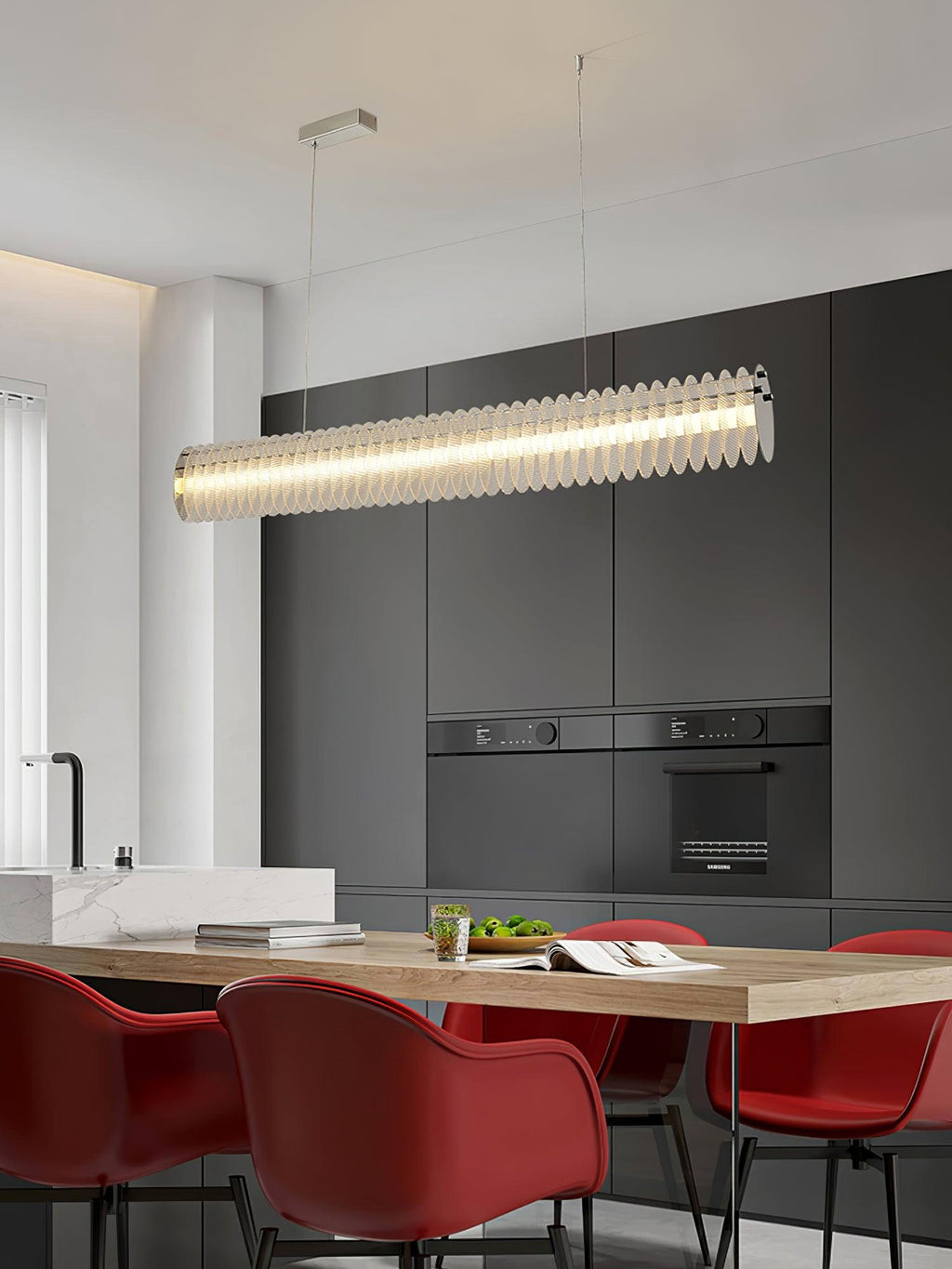 gand-chandelier-anzaz-Chrome & Transparent-4