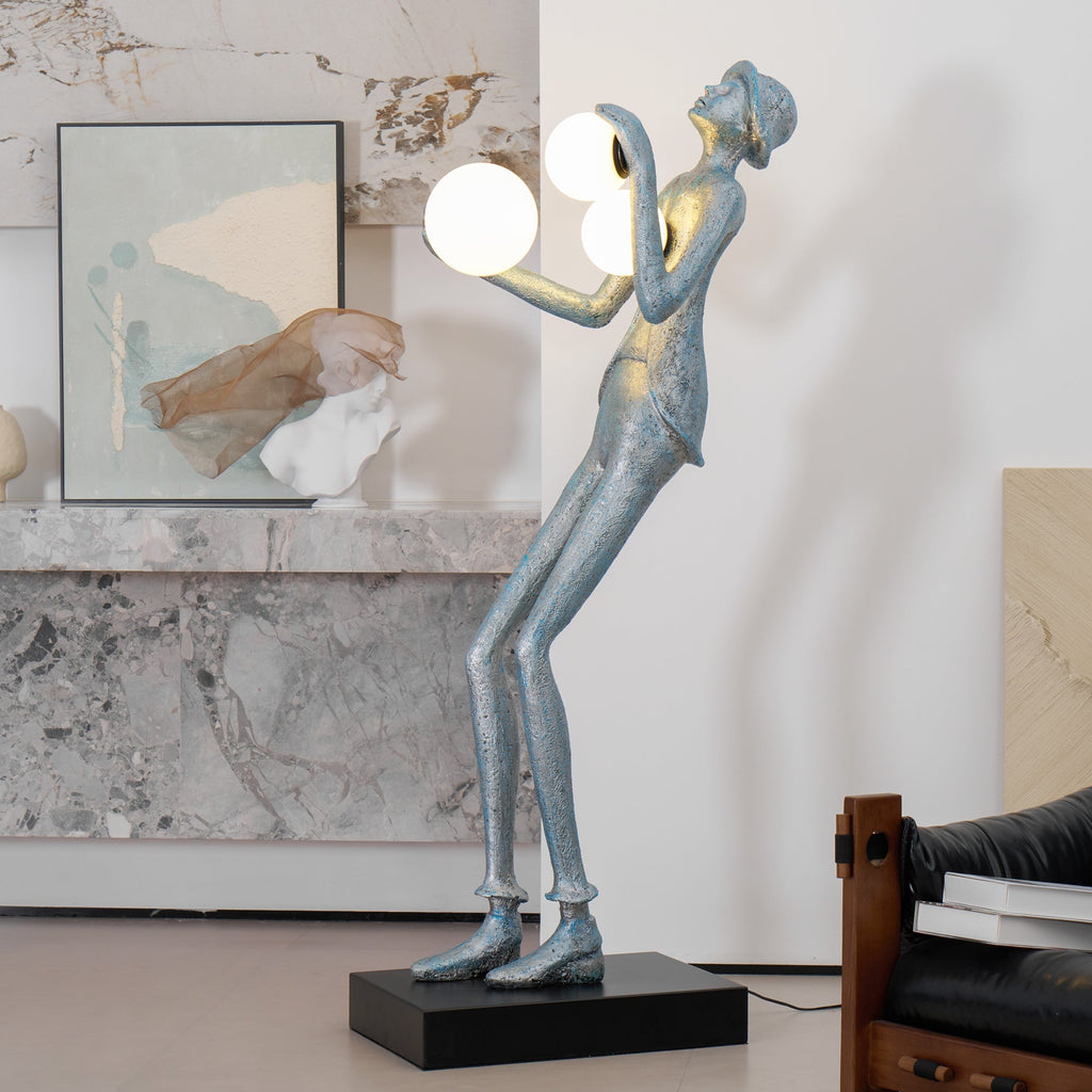 gentleman-sculpture-floor-lamp-anzaz-Blue & White-2