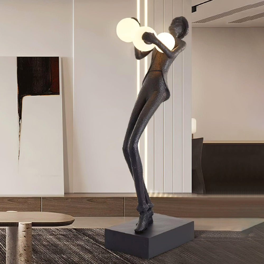 gentleman-sculpture-floor-lamp-anzaz-Black & White-7