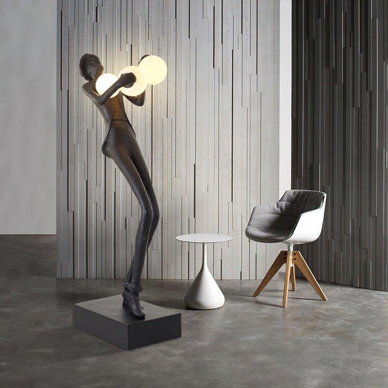 gentleman-sculpture-floor-lamp-anzaz-Black & White-8