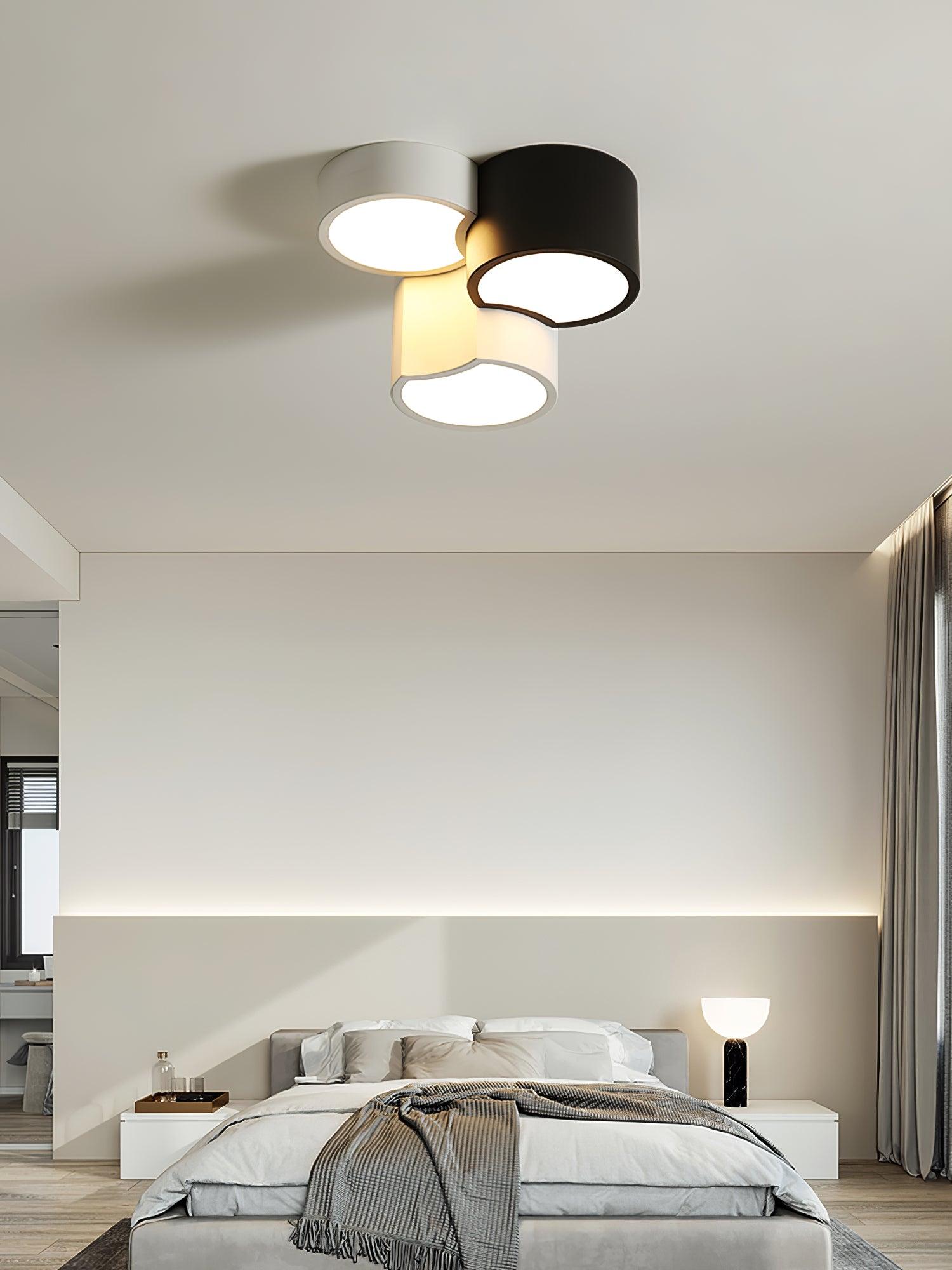 geometric-collection-ceiling-light-anzaz-White & Black-5