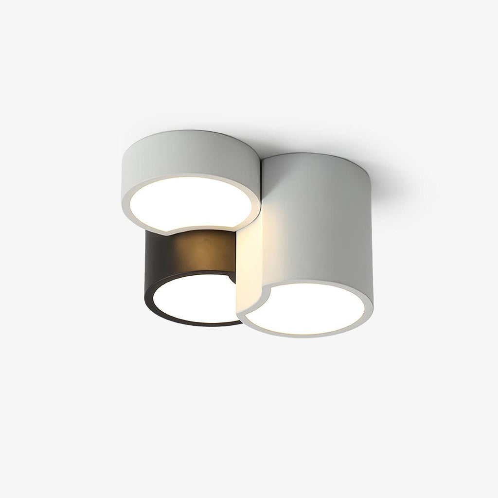 geometric-collection-ceiling-light-anzaz-White & Black-1