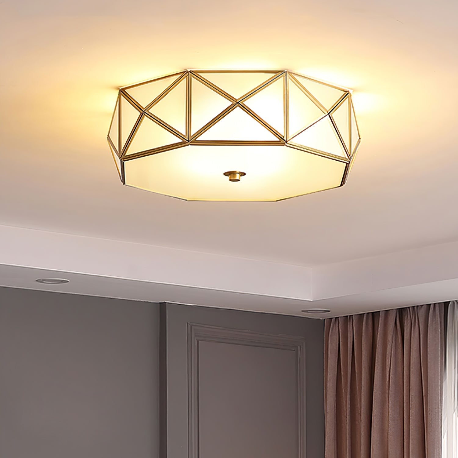 geometric-shaped-flush-ceiling-light-anzaz-Brass-2