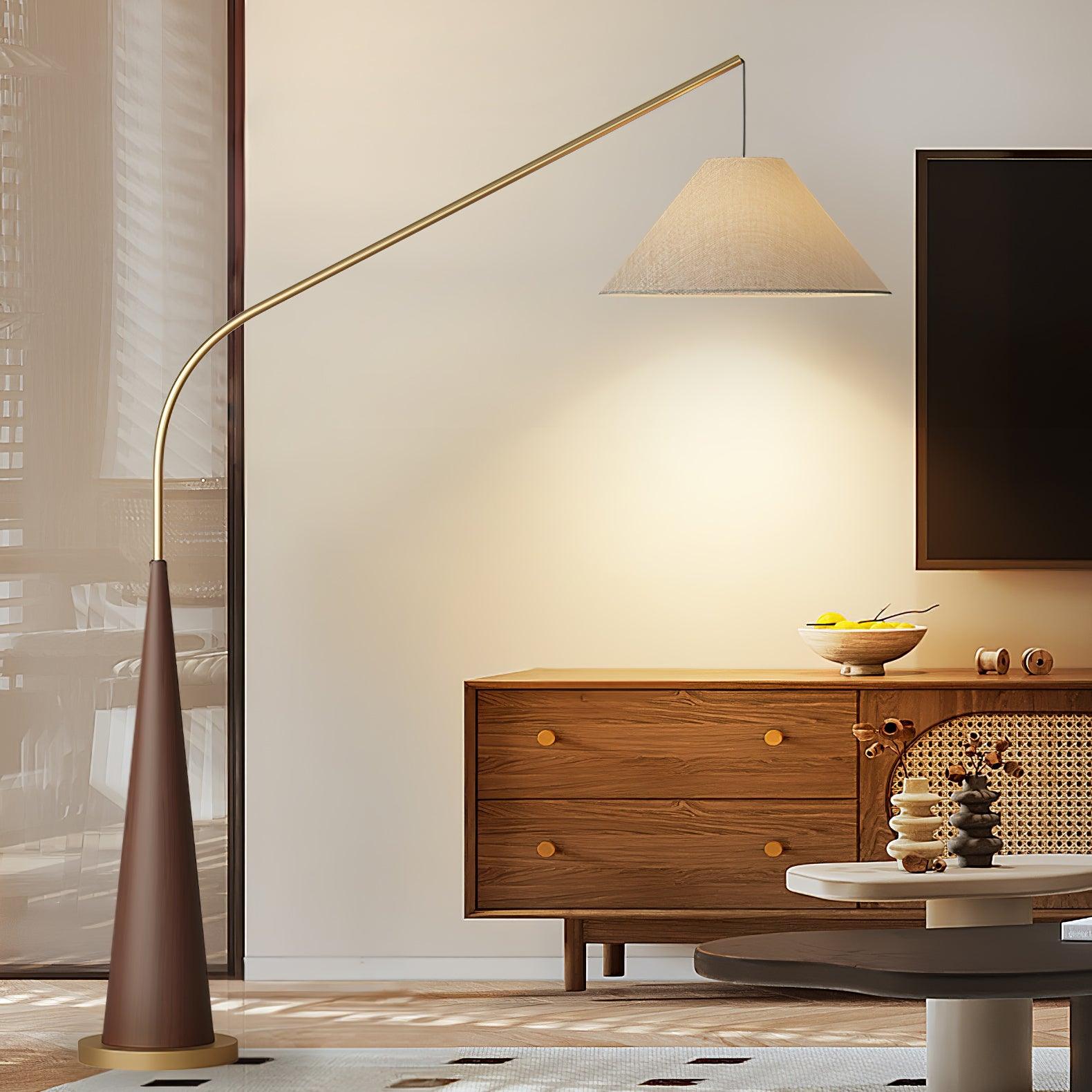 gibson-arc-floor-lamp-anzaz-Walnut color & Gold & Beige-6