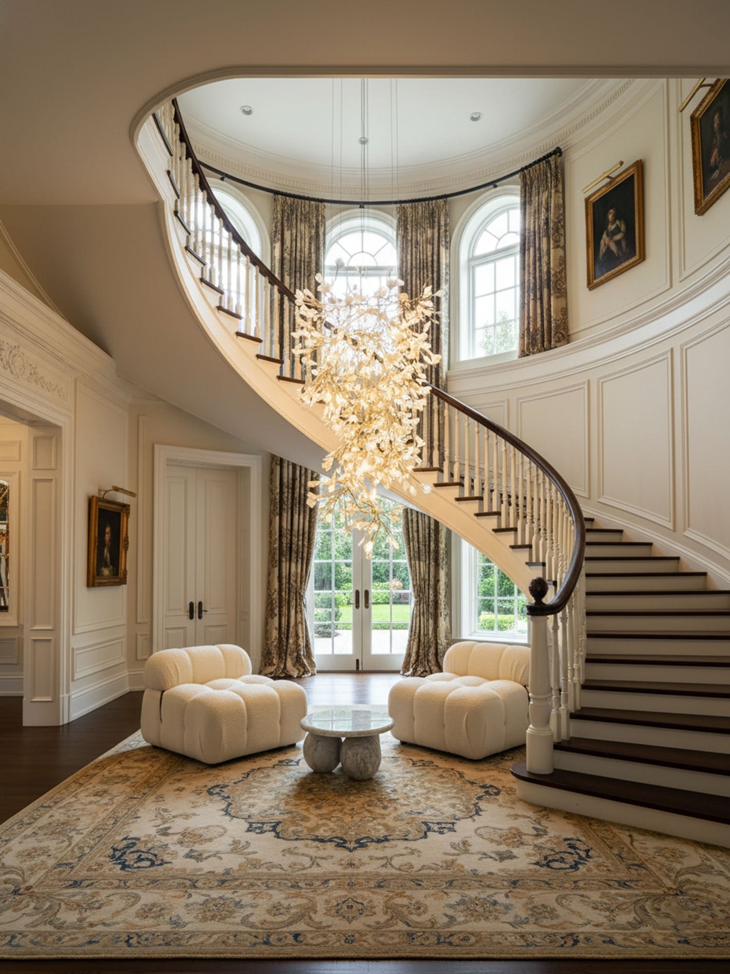 gingko-chandelier-f-anzaz-White Lampbody + White Leaves-6