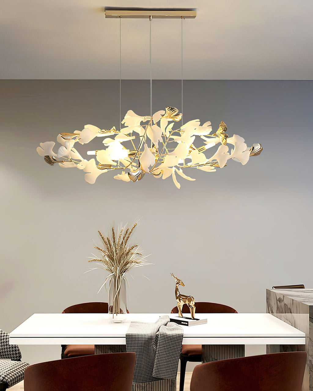 gingko-chandelier-h-anzaz-Gold & White-5