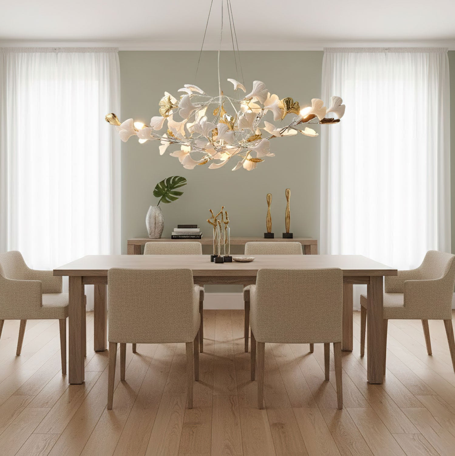 gingko-chandelier-s-anzaz-Nickel+White-8