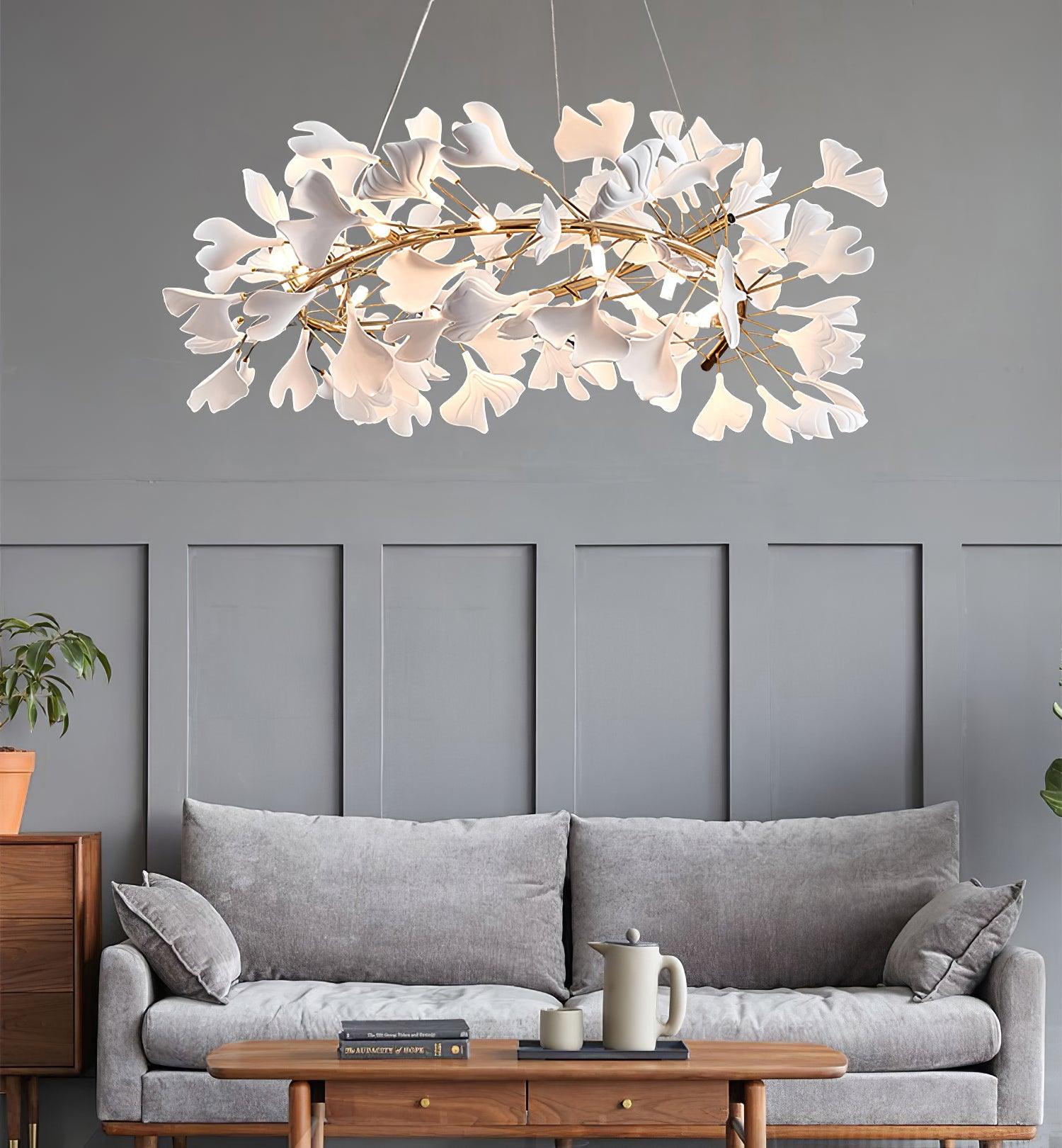 gingko-round-chandelier-u-anzaz-Gold+White-9
