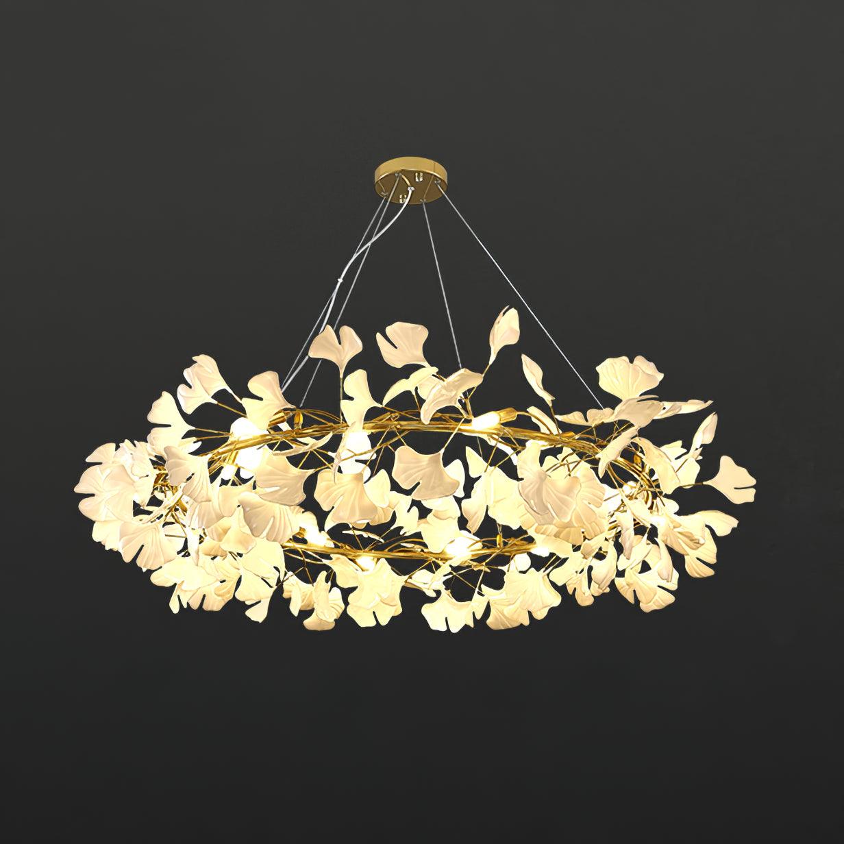gingko-chandelier-o-anzaz-Nickel+White-16