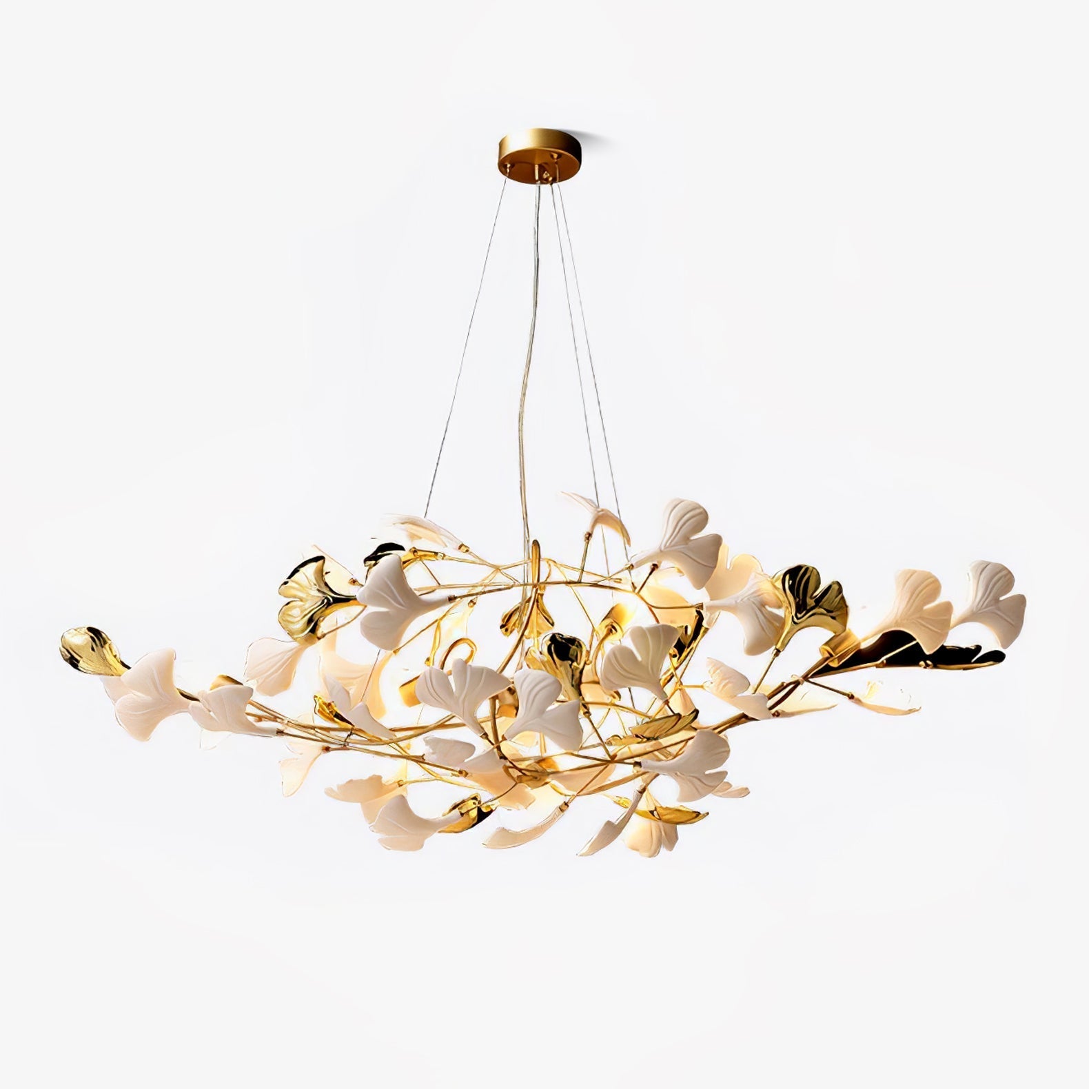 gingko-chandelier-s-anzaz-Gold+White-1