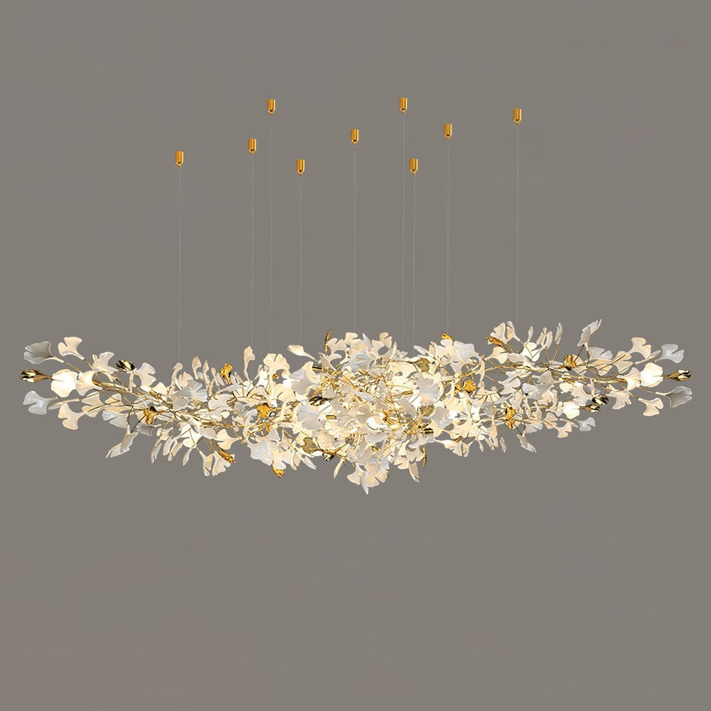 gingko-chandelier-z-anzaz-Gold & White-5
