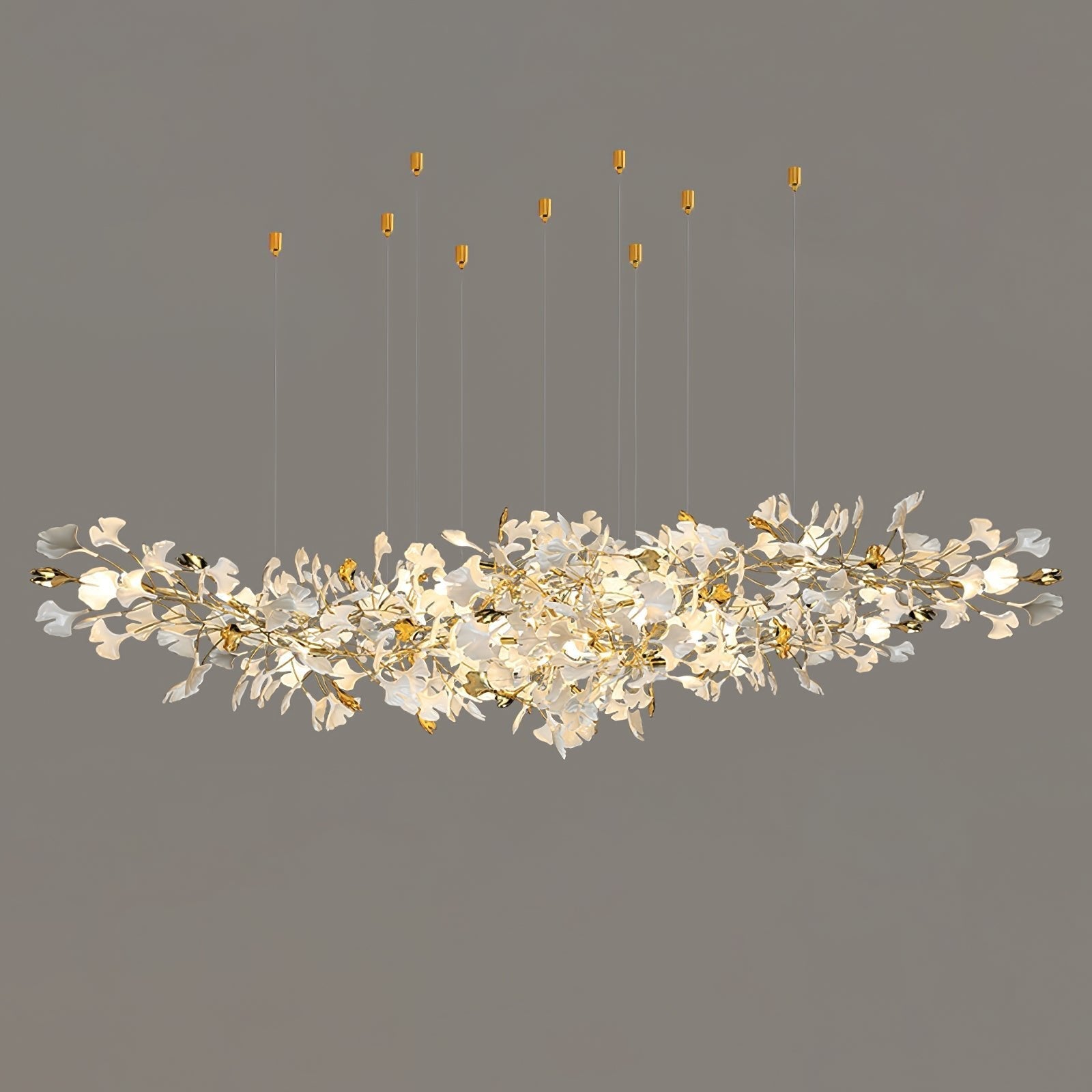 gingko-chandelier-z-anzaz-Gold & White-5