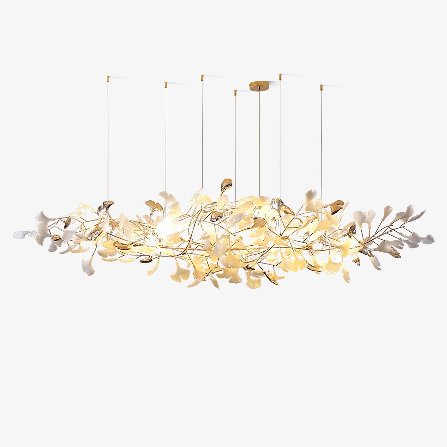 ginkgo-cloud-chandelier-anzaz-Gold & White-1