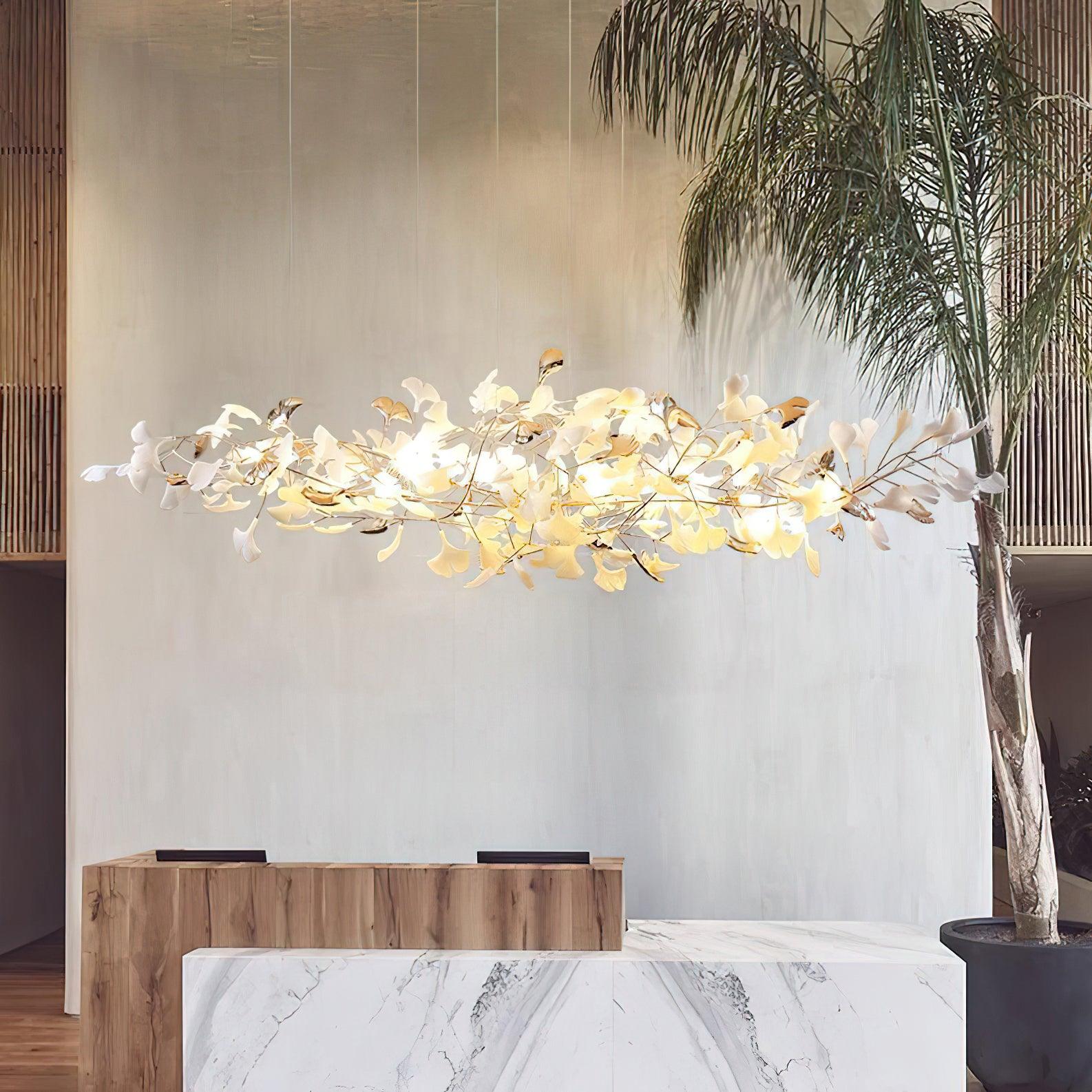 ginkgo-cloud-chandelier-anzaz-Gold & White-3